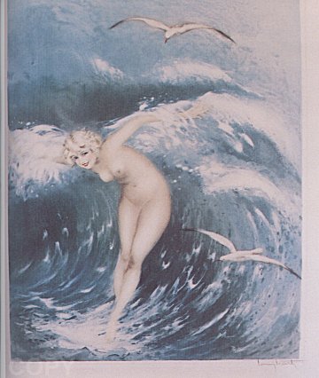 Venus in the Wave (Light Blue)