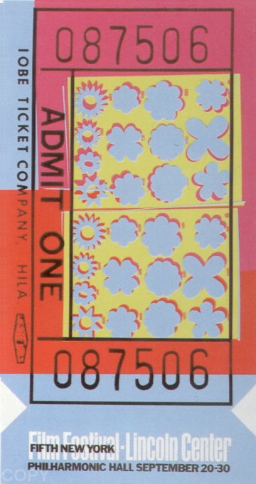 Lincoln Center Ticket, II.19