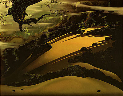 Santa Ynez Memory by Eyvind Earle - Show Large Artwork