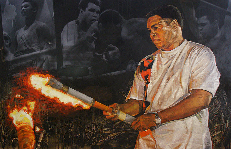 Ali - Torch (1996 Atlanta Olympics)