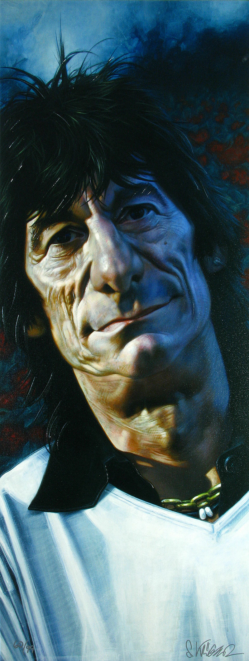 Rolling Stones 40 x 40 Ronnie